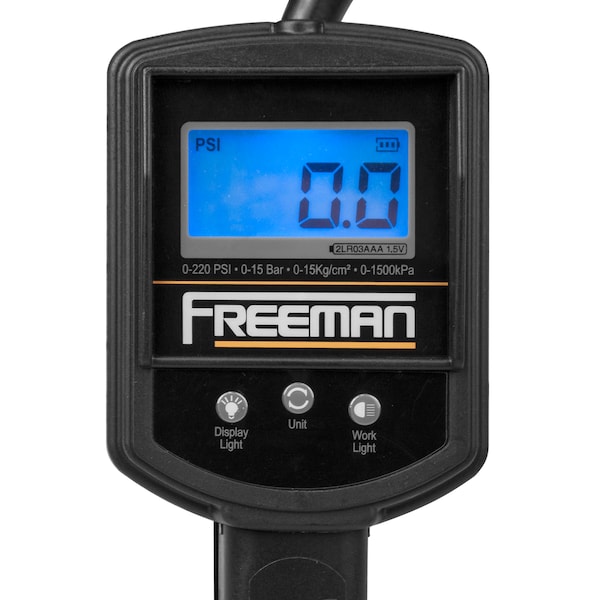 FS2DTI Digital Tire Inflator With LCD Pressure Gauge And Work Light